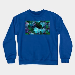 Blue Poppies Crewneck Sweatshirt